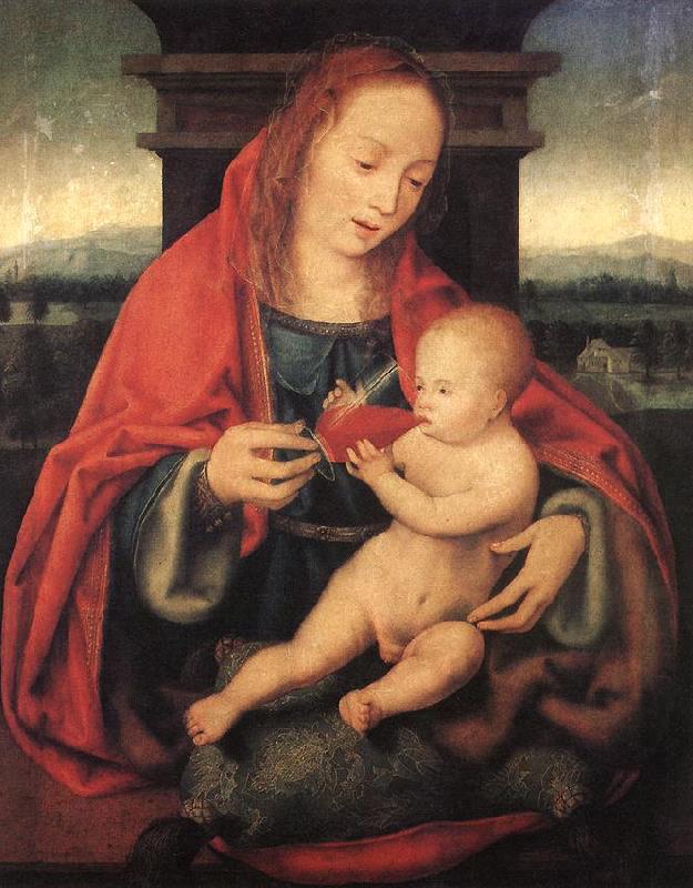 CLEVE, Joos van Virgin and Child fg oil painting picture